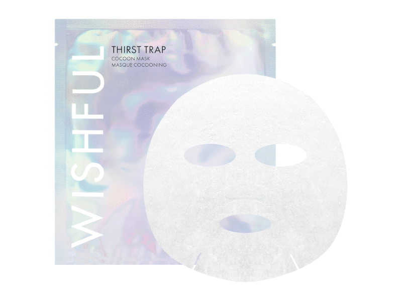 Wishful Thirst Trap Rose & Aloe Vera Soothing Sheet Mask